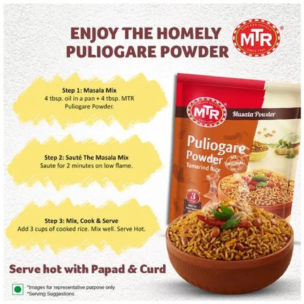MTR Masala - Puliogare Powder, 100 g-5.webp
